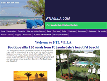 Tablet Screenshot of ftlvilla.com
